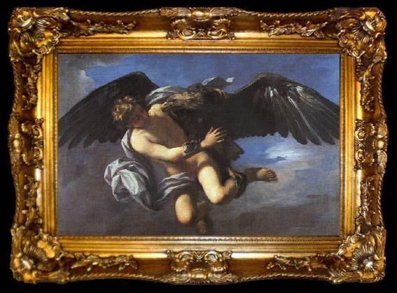 framed  Anton Domenico Gabbiani The Rape of Ganymede, ta009-2